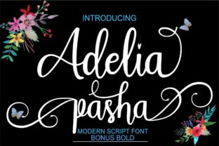 Adelia Pasha Font for Business Branding