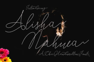 Alisha Nahwa: A Handwritten Font for Elegant Design
