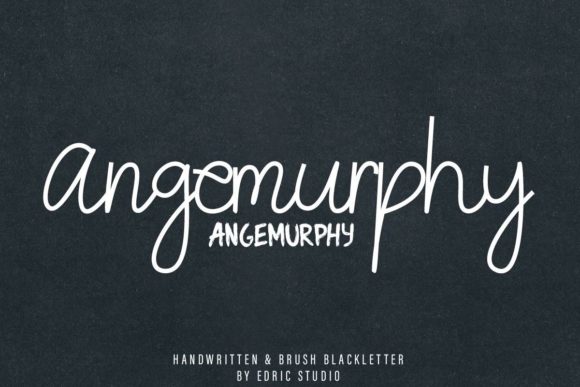 Angemurphy: A Premium Script Handwritten Font