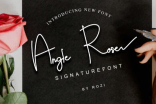 Angle Rose Font for Creative Campaigns