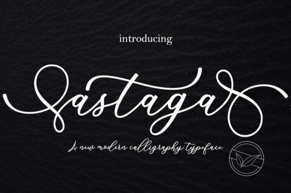 Astaga: A Script Font with Elegance