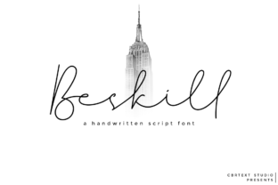 Beskill: A Handwritten Font for Creative Creations