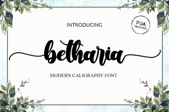 Betharia Font Review