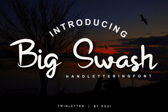 Big Swash: A Whimsical Script Font for Elegant Branding