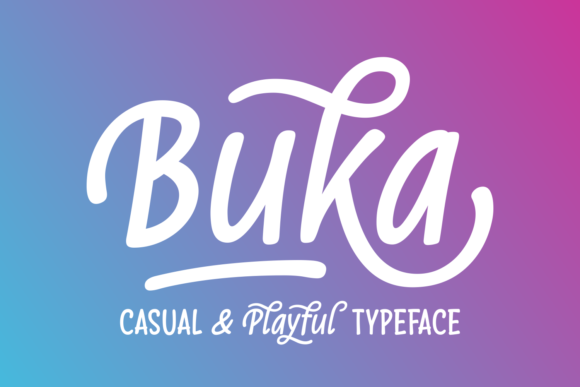 Buka Font for Business Branding