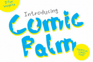 Comic Palm Font for Creative Brands