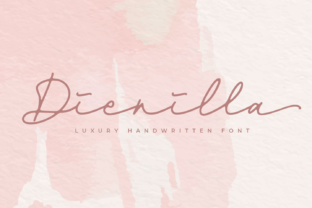 Dienilla: A Luxurious Handwritten Font for Business Branding