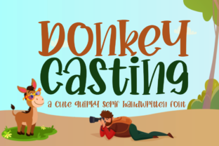 Donkey Casting Font: Elegant Script for Editorial Design