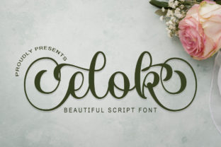Elok Font: A Stylish Script for Creative Projects