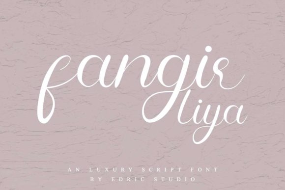 Fangirliya: A Font for Elegant Branding