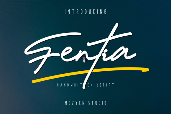 Fentia: A Premium Script Font for Creative Campaigns