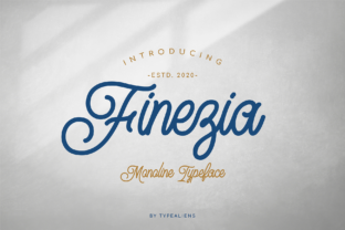 Finezia: A Script Monoline for Creative Campaigns