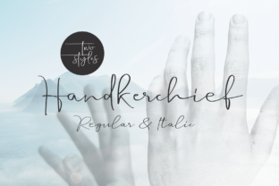 Handkerchief Font for Creative Projects