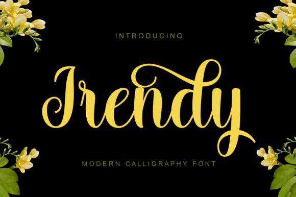 Irendy Font: Elegant Script for Digital Design