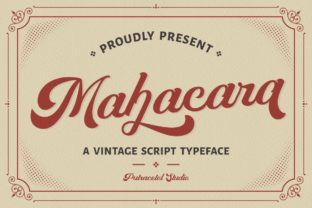 Mahacara: Vintage Script Font for Business