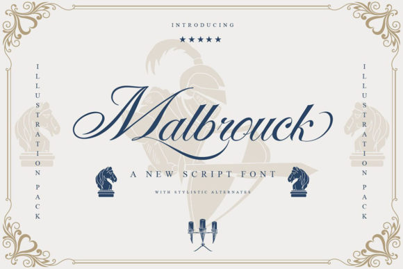 Malbrouck: A Font for Elegant Branding