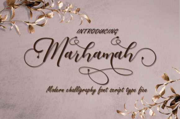 Marhamah: A Handwritten Font for Polished Branding