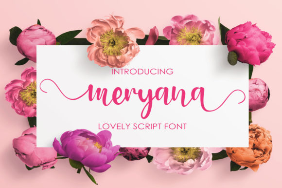 Meryana: A Script Font for Business Branding
