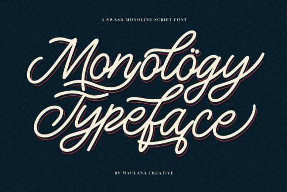Monology: A Script Font for Business Branding