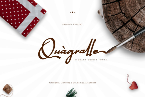 Quagralle: A Stylish Script Font