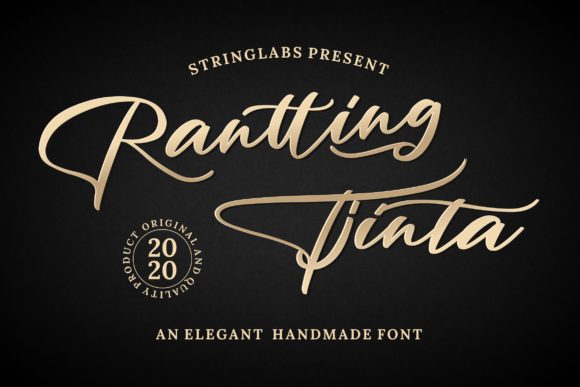 Rantting Tjinta Font for Business Branding