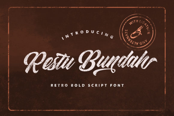 Restu Bundah Font for Web Design