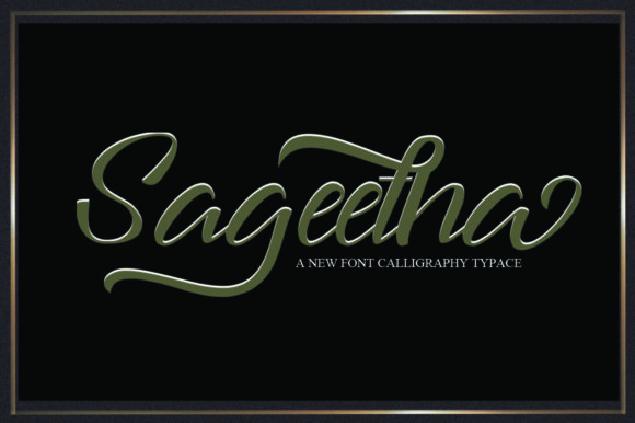 Sageetha Font: Elegant Script for Creative Campaigns