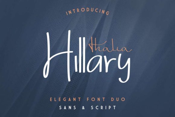Thalia Hillary Font for Business Branding