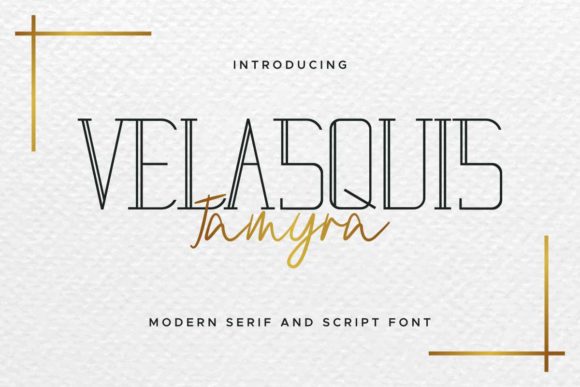 Velasquis Tamyra Font Review