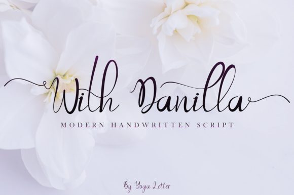 With Danilla: A Handwritten Font for Creative Projects