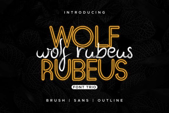 Wolf Rubeus: A Font for Elegant Branding