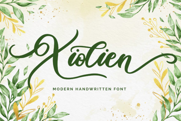 Xiolien Font: Elegant Script for Editorial Design