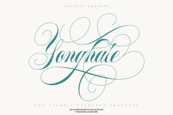 Yonghate: A Script Font for Digital Design
